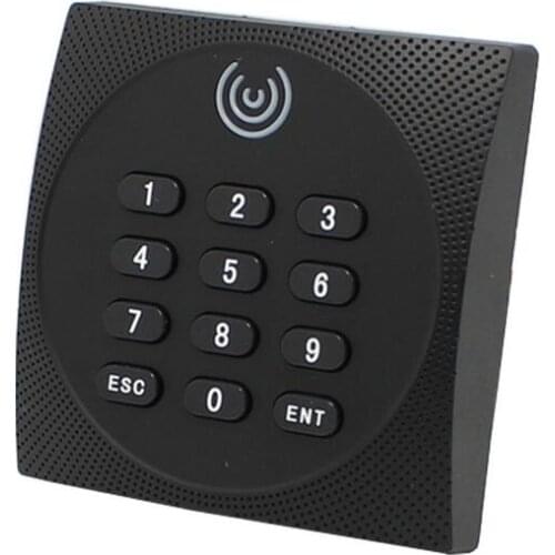 5pcs IP65 waterproof ID/em card reader with keypad and led 125k weigand 26/34 output smart card reader sn:KR602