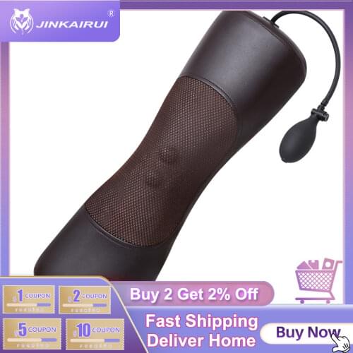 Jinkairui Cervical Traction Massage Pillow Cervical Spine Neck Protection Correcting Pillow Massager Relax Body Health Care