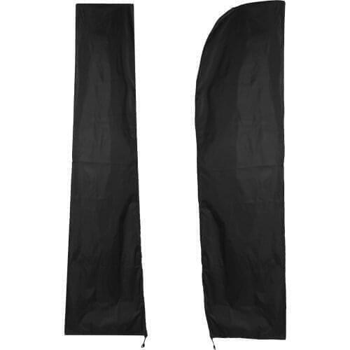 Black Portable Dustproof Umbrella Storage Bag Patio Umbrella Zipper Cover Pouch 210D Waterproof Umbrellas Bag Garden Outdoor