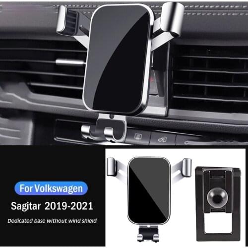 Car Mobile Phone Holder Special Air Vent Mounts GPS Stand Navigation Bracket For Volkswagen VW Sagitar 2019-2021 Car Accessories