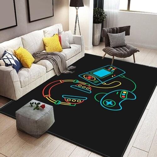 Cartoon Game Kid Carpet Controller Printed Carpets for Living Room Bedroom Floor 80x160cm Alfombras Grandes Drop Shipping Rugs