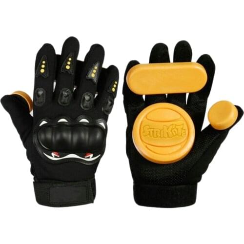 STRIKATE Longboard Gloves Skateboard Glove Downhill Brake Protect Downhill Slide Drift Dancing Gloves