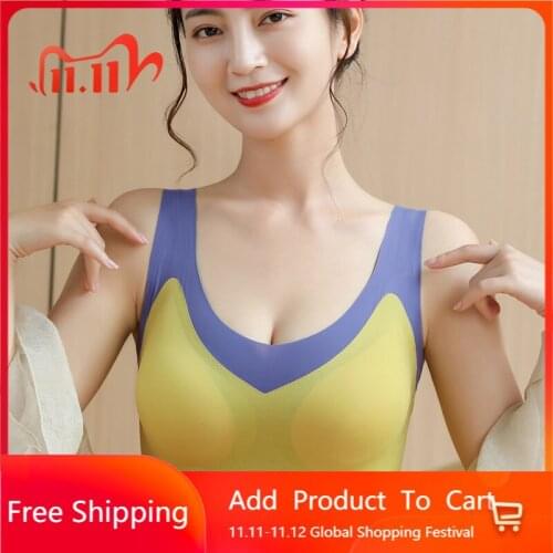 Women Wire Free Bra Padded Bras Push Up Bra Brallete Seamless Bralettes Top Lingerie Mujur Plus Size