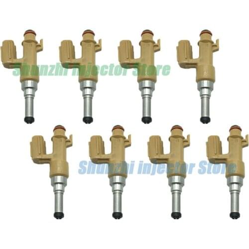 8pcs Fuel Injector Nozzle For Toyota SEQUOIA USK6# TUNDRA/LEXUS LX570 GX460 OEM:23250-0S020 232500S020 23209-39165