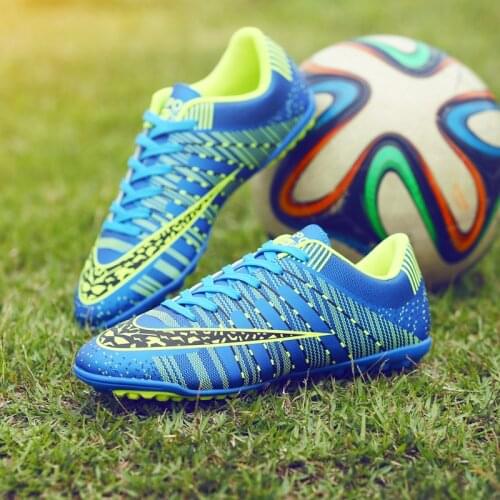 Soccer Shoes Classic Mens Childrens Football Sports Shoes Turf Football Futsal Football Shoes Comfortable Non-slip Size 33-44