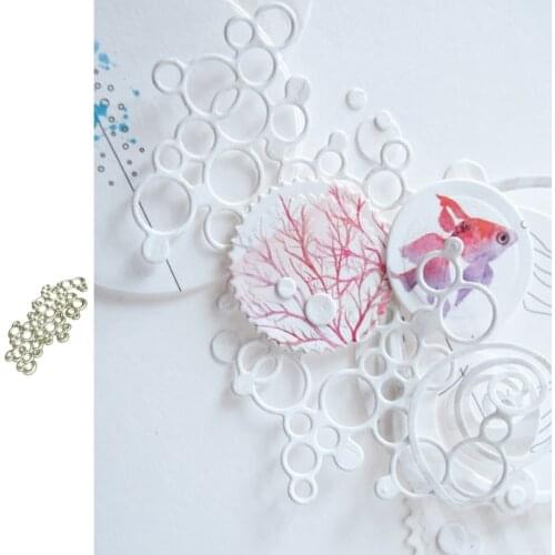 Circle Geometry Metal Cutting Dies Die Cut Scrapbooking DIY Album Paper Card Craft Embossing stencil