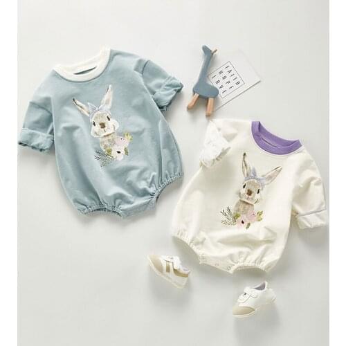 Melario Baby Girls Clothes Spring Autumn Girls Rompers Long Sleeve Clothing Cute Cartoon Infant Cotton Outfits 0 3 Years