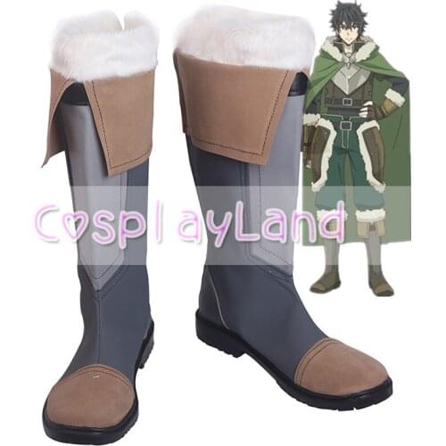 The Rising of the Shield Hero Naofumi Iwatani Cosplay Boots Shoes Men Shoes Costume Customized Accessories Halloween Party Shoes