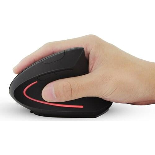 1600 DPI USB Optical 5D Ergonomic Vertical Wireless Mouse 2.4GHz Mice Receiver Slim Silent Button LED Gaming Mouse For PC Laptop