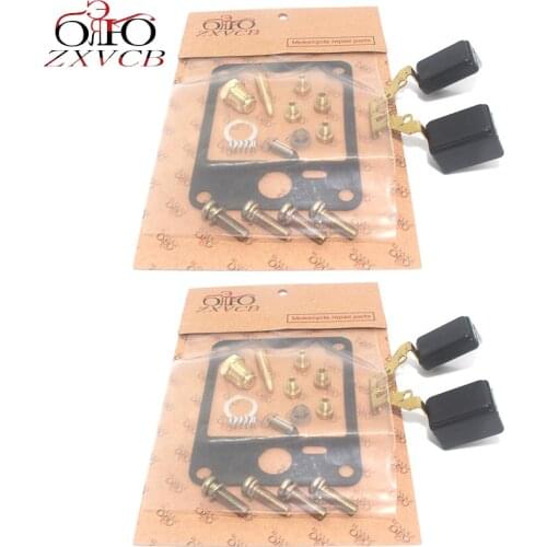 2 set for Virago XV700 XV 700 1984-1987 Motorcycle carburetor repair kit oil cup float
