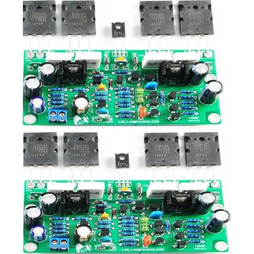 Hisonauto LJM L20 SE Audio Amplifier Board Toshiba A1943 C5200 Stereo Dual Channels 350W Amp Board 4Ω 4ohm kits 2pieces