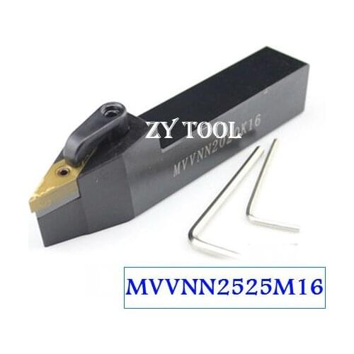 MVVNN2525M16,Metal Lathe Cutting Tools,CNC Turning Tool,Lathe Machine Tools, External Turning Tool Type MVVNN 25*25*150