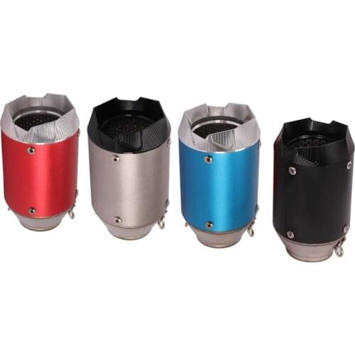 Universal 38-51mm Motorcycle Exhaust Tail Pipe Dirt Bike ATV Escape No DB Killer 165mm Shorty Exhaust Tips Stainless Steel Pipe