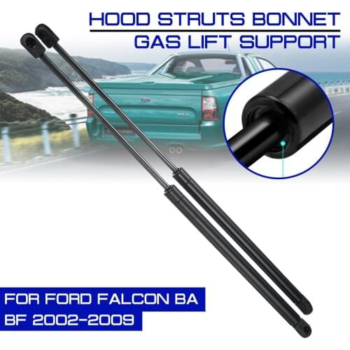 Car Interior Refit Bonnet Hood Gas Shock Lift Strut Bars Support Rod For Ford Falcon BA BF 2002-2009 FPV XR6 XR8 GT FAIRLANE