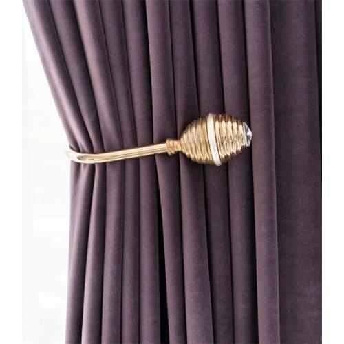 High-end Australian wool Velvet Curtains for Living Room Bedroom Northern Europe Windows Shading Curtain Home Decoration