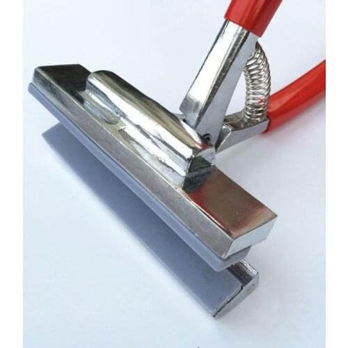 12cm Oil Painting Pliers Clamp with Red Handle Stretched Canvas Cloth Fabric Wide Jaw Stretch Tool for Advertising Print