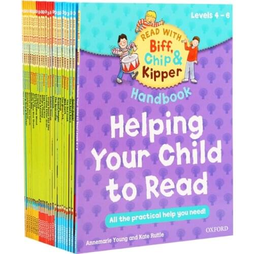 25 books/set Oxford reading tree READ WITH Biff,Chip&Kipper hand book Helping Your Child practical kids English Picture book AA