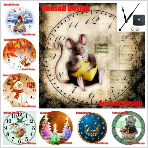 Diamond embroidery sale Christmas clock 5d diamond painting clock beer 5d diamond mosaic sale clock rhinestones picture gift