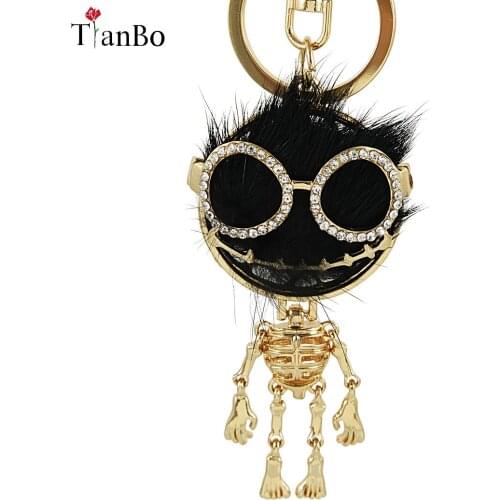 Skeleton keychain key ring skull key chain key holder creative sleutelhanger chaveiro portachiavi llaveros hombre Halloween gift