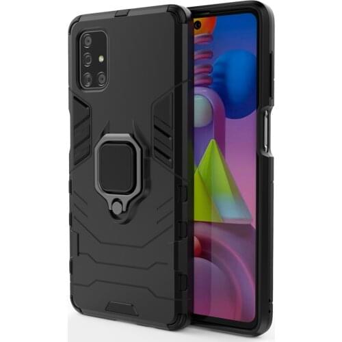For Samsung Galaxy M51 Case Luxury Ring Back Cover Stand Armor ShockProof Case For Samsung M51 M 51 SamsungM51 Phone Case