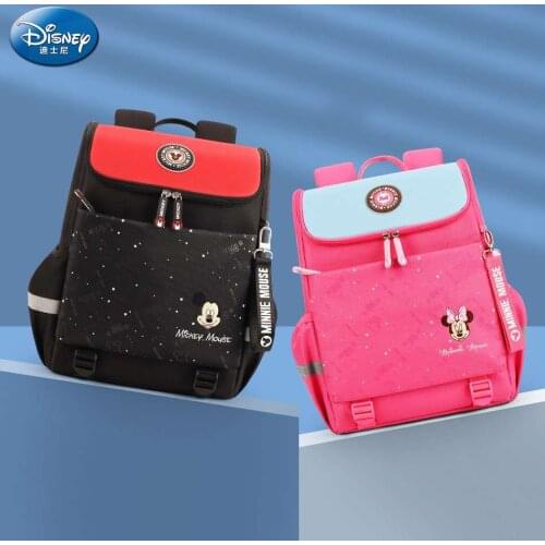 Disney Mickey Mouse school bags for boys girls orthopedic breathable backpack primary student shoulder bags girl gift mochilars