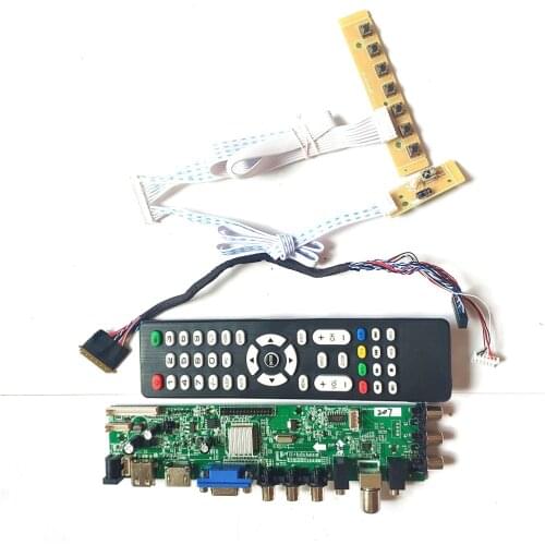For LTN156HT01-201/101 DVB digital LVDS 40-Pin universal 1920*1080 HDMI-Compatible VGA USB AV TV 3663 LCD Controller board