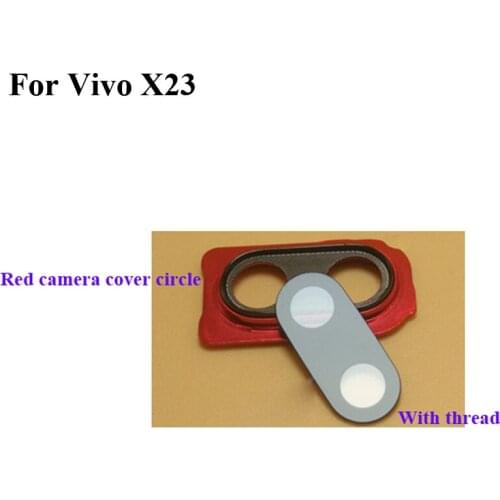 For Vivo X23 X 23 Rear Back Camera Glass Lens +Camera Cover Circle Housing Parts Replacement test good