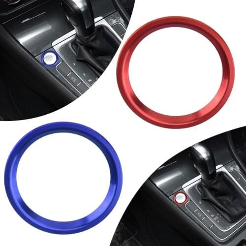 Engine Start Stop Push Switch Button Ring Car Aluminum Alloy Fit For VW Golf 7 MK7 Jetta CC Arteon