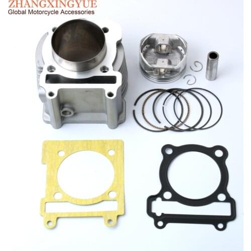 Scooter 65mm Big Bore Cylinder Kit for Yamaha Bws125 Zuma125 Cygnus125 YW125 Bws Zuma Cygnus YW 125cc Upgrade 200cc 4-Stroke