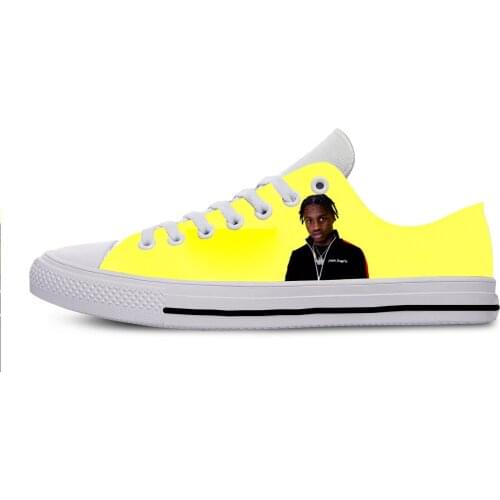 2019 Hot Cool Fashion Pop Funny Hip Hop New Summer High Quality Sneakers Handiness Casual Shoes 3D Print For Men Women Lil Tjay