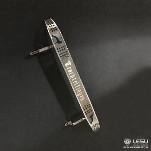 LESU Metal Windshield Protection Grid Net for TAMIYA 1/14 RC MAN TGS TGX Tractor Truck DIY Car Model