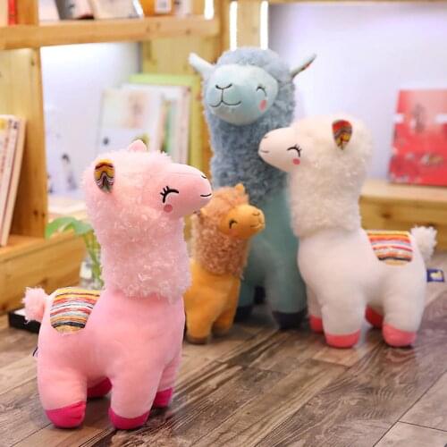 Cute Soft Alpaca Plush Stuffed Toy Alpaca Plush Animals Doll Childrens Gift Kids Baby Toy
