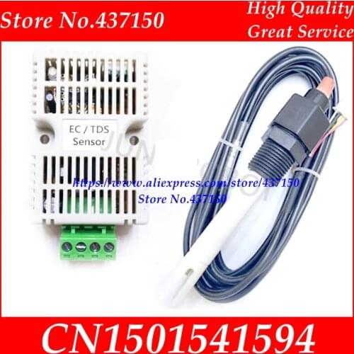 EC transmitter EC sensor TDS conductivity sensor module 4-20ma 0-5V 0-10V RS485 output analog output voltage