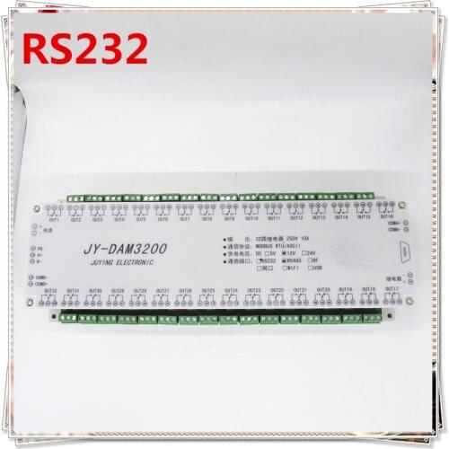 Customizable 32 Channels Relay Controller Isolated Board RS232 RS485 Wifi Ethernet, Modbus RTU, TCP UDP PC Android APP with case