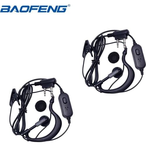 New PTT Mic headphone Walkie Talkie Earpiece baofeng headset for UV-5R UV-5RE UV-S9 PLUS BF-888S ksun CB Two Way Radio