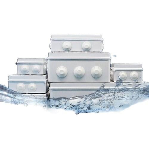 Plastic distribution box waterproof enclosure outdoor ABS round type 80*50mm