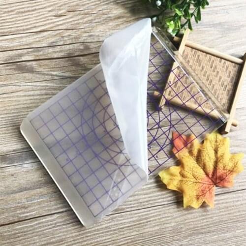 Acrylic Pressure Clay Mud Ultra-light Clay Plate Tools Food Play Rub Beads Tool DIY Transparent Stamp Pressure Plate S/L