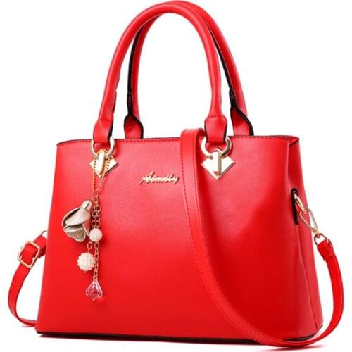 PU Leather Women Luxury Handbags Totes Bag Fashion Top-handle Crossbody Shoulder Bags Handle Tassel Messenger Bag bolsos