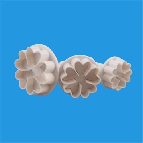 Christmas Plastic Cookie Biscuit Cutter Printing Plunger Mold Fondant Baking Kitchen Cake Decorating Tools Wedding Cake Mould