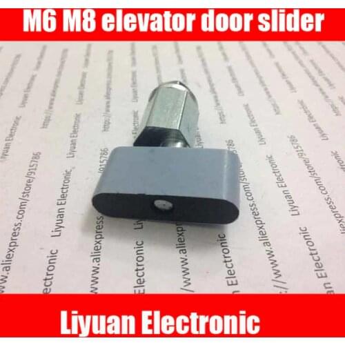 1pcs M6 elevator slider / M8 elevator door slider / hall door elevator accessories