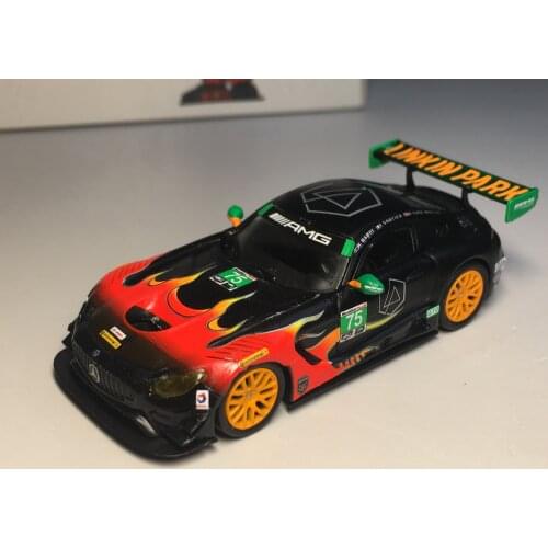 Sparky 1/64 Y158 Mercedes-AMG GT3-SunEnergy1 Racing-No.75 Petitl Le Mans 2017 Die Cast Model Car Collection Limited