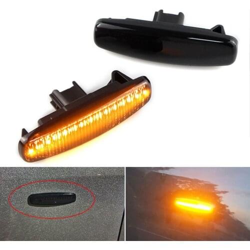 2PCS Led Side Marker Turn Signal Light For Nissan Murano, PNZ51, TNZ51, Z51, Z51R, Z51Z For Nissan Skyline, CKV36, KV36, NV36