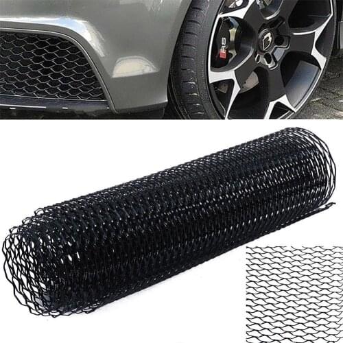 Universal Car Cooling Grille Mesh Aluminum Grille Mesh Car Bumper Fender Automobile Net Grille Vent Hood Accessories Refitt D6C2