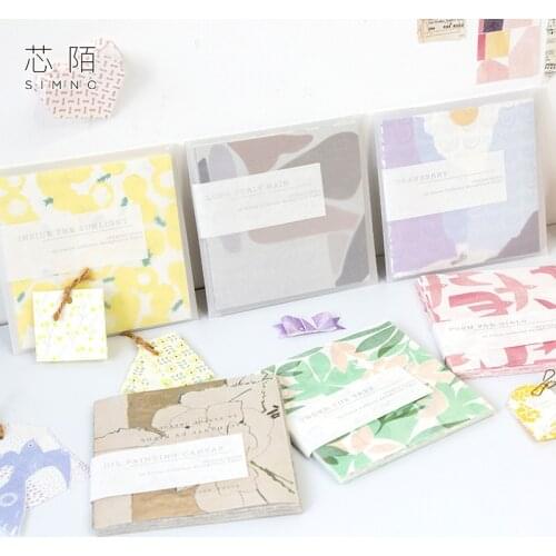 Vintage INS Plants Flower Special Material Paper Junk Journal Planner Scrapbooking Vintage Decorative DIY Craft Background Paper