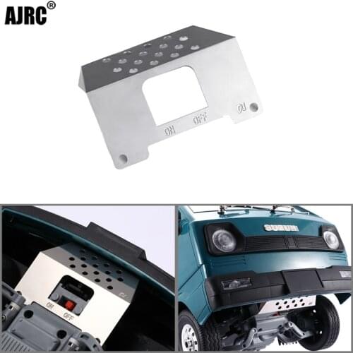 WPL-D12 1/10 SUZUKI CARRY RC minivan truck metal chassis armor front anti-collision plate