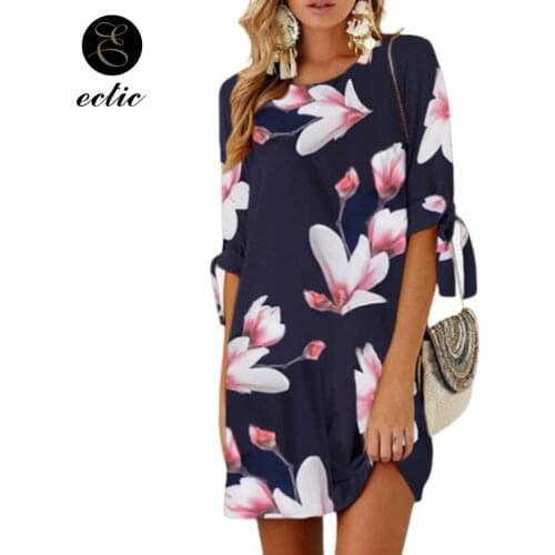 Boho Chic Style Dress Floral Print Knot Beach Robe Femme Ete 2021 Plus Size Dresses For Women 4xl 5xl 6xl Sukienka Gown Elegant