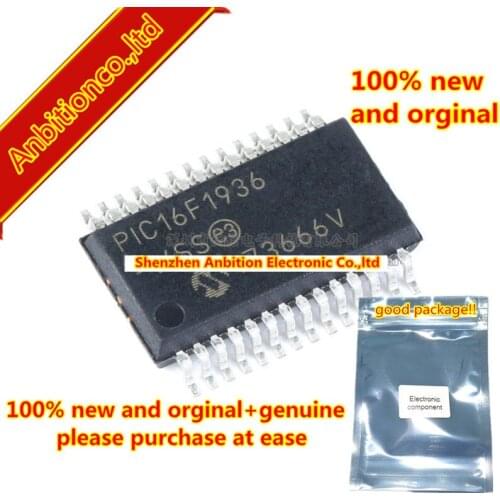 10pcs 100% new and orginal PIC16F1936-I/SP 28/40/44-Pin Flash-Based, 8-Bit CMOS Microcontrollers in stock