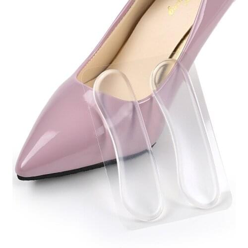 100pairs Hot Feet Protector Silicone Gel Heel Cushion protector Foot Care Shoe Insert Pad Women Shose Soft Insole Foot Care Tool