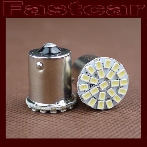 100x 24V truck led s25 ba15s 1156 p21w bay15d 1157 22 leds p21/5w smd 22smd strobe led