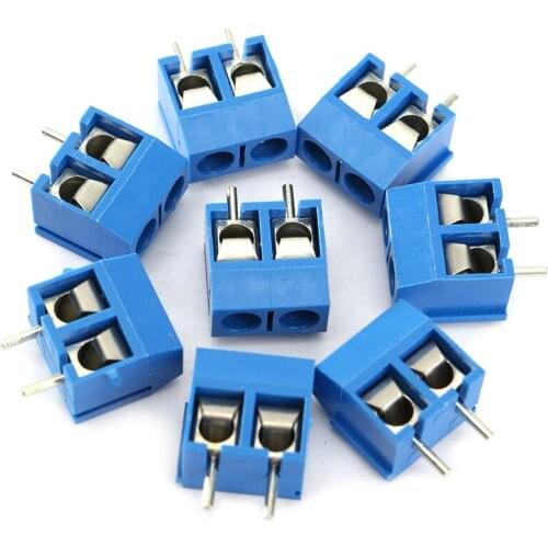 2-Pin Screw Terminal Block Connector 5.08mm Pitch Panel PCB